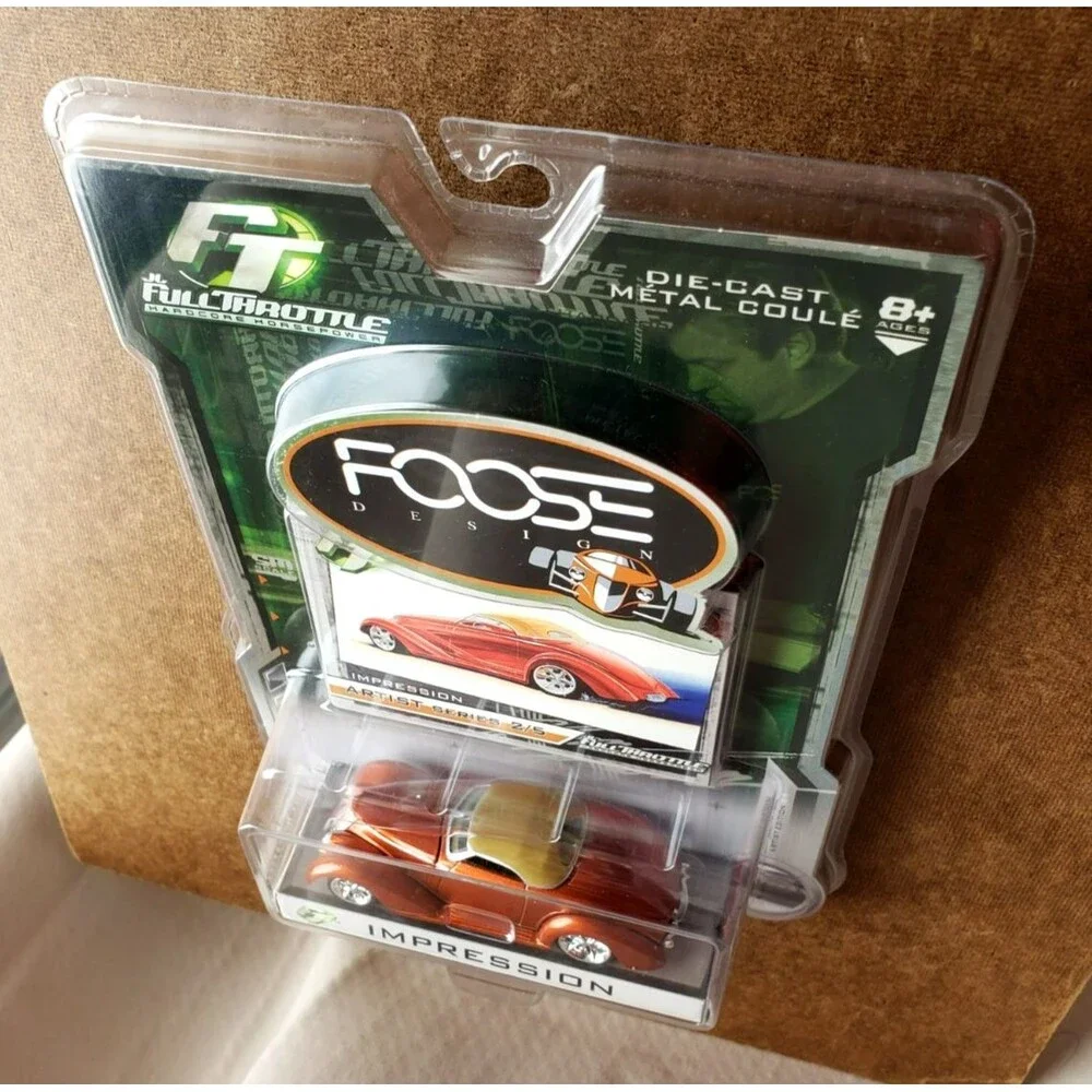 2006 JL FULL THROTTLE IMPRESSION Orange FOOSE DESIGN ARTIST SERIES #2/5 Die-Cast